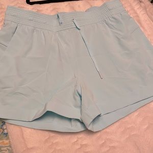 Lululemon size 10 light aqua shorts
